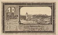 (№1920) Банкнота Австрия 1920 год "10 Heller"