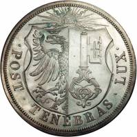 (№1848km138(geneva)) Монета Швейцария 1848 год 10 Francs