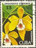(1980-034) Марка Куба "Энциклия"    Орхидеи II Θ