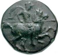 (№1970) Монета Древняя Греция 1970 год 1 Hemiobol