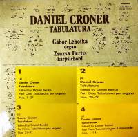 Пластинка виниловая , Tabulatura Hungaroton 400 мм. (Сост. отл.)