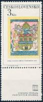 (1968-043) Марка + купон Чехословакия "Герб Праги"    Старая Прага III O