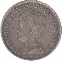 () Монета Нидерланды (Голландия) 1915 год 1 гульден ""    UNC
