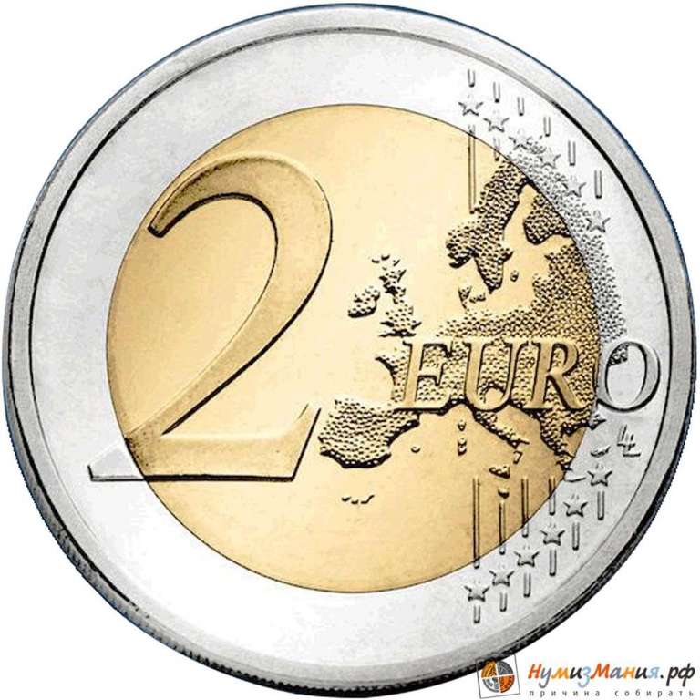 004 Монета Испания 2010 год 2 евро Кордова  Биметалл  UNC
