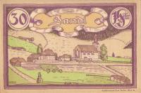 (№1920) Банкнота Австрия 1920 год "30 Heller"