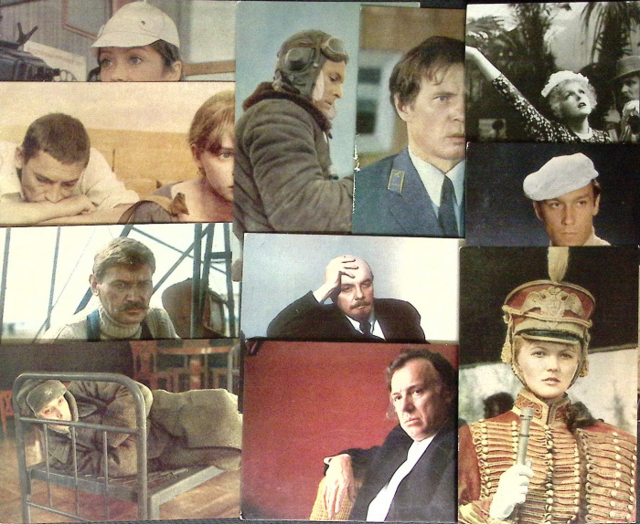 Набор открыток &quot;Киноискусство&quot;, 11 шт., 1984 г., СССР