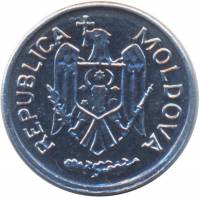 (№1993km1) Монета Молдова 1993 год 1 Ban