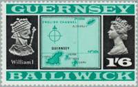 (№1970-18) Марка Гернси 1970 год "Вид Гернси", Гашеная