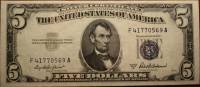 (№1953P-417a) Банкнота США 1953 год "5 Dollars"