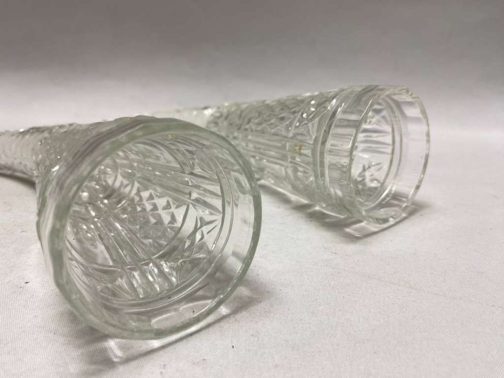 Рог изобилия сувенирный хрусталь, 2 шт СССР