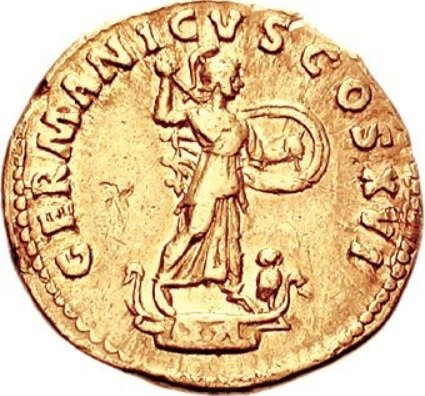 (№ (Без даты) ) Монета Римская империя 1970 год 1 Aureus