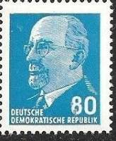(1967-090) Марка Германия (ГДР) "Вальтер Ульбрихт"    Председатель Гос. совета II Θ