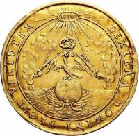 (№1669) Монета Польша 1669 год 3 Ducats (Koronacyjny)