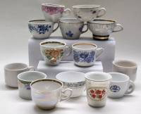 Чашки кружки чай кофе Пролетарий Красный фарфорист Вербилки Рига СССР и современные 14 штук