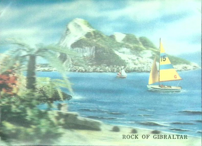 Стерео-открытка &quot;Rock of Gibraltar&quot;  ,    с. 