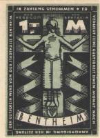 (№1921) Банкнота Германия 1921 год "1 Mark"