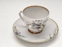 Кофейная пара ЛФЗ жемчужная