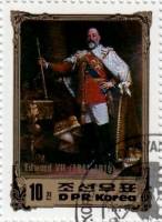 (1984-141) Марка Северная Корея "Эдуард VII"   Портреты правителей Европы III O