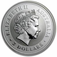 () Монета Австралия 2001 год 2 доллара ""   Биметалл (Серебро - Ниобиум)  UNC