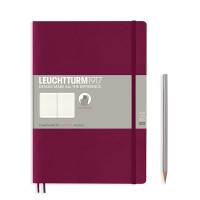 Книга для записей COMPOSITION B5 на 121 страницу в точку, PORT RED. Leuchtturm1917, #359673