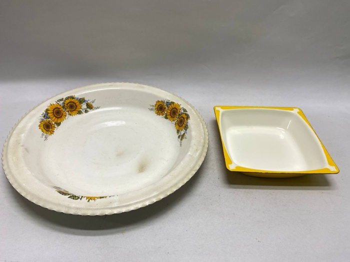 Блюдо эмалированное 2 шт