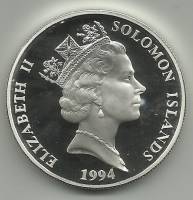 () Монета Соломоновы Острова 1994 год 10  ""    AU