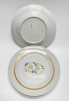 Тарелки десертные ромашки, Красный фарфорист, СССР, 4 шт