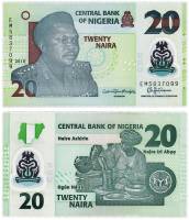 (2018) Банкнота Нигерия 2018 год 20 найра "Муртала Рамат Мухаммед" Пластик  UNC