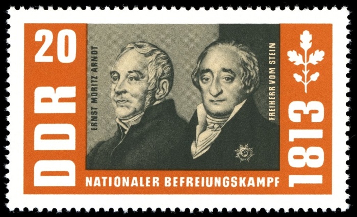 (1963-058) Марка Германия (ГДР) "Арндт и  Штайн"    Освобождение II &Theta;
