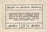 (№1920) Банкнота Австрия 1920 год "20 Heller"