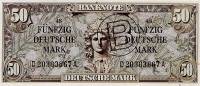 (№1948P-10b) Банкнота ФРГ 1948 год "50 Deutsche Mark"