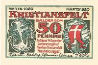 (№1920) Банкнота Германия 1920 год "50 Pfennig"