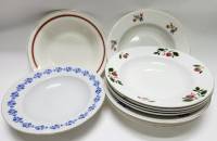 Тарелки суповые 11 шт большие разные СССР