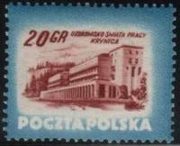 (1953-037) Марка Польша "Курортный дом. Крыница"   Природные курорты II Θ