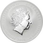 () Монета Австралия 2009 год 100  ""   Биметалл (Серебро - Ниобиум)  UNC