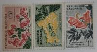 --  Набор марок Габон 3 шт.  Негашеные , III O