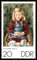 (1970-083) Марка Германия (ГДР) "Портрет девочки"    Неделя искусств II Θ