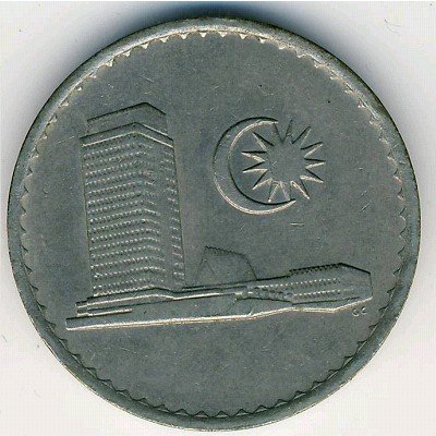 () Монета Малайзия 1971 год 500  &quot;&quot;    AU