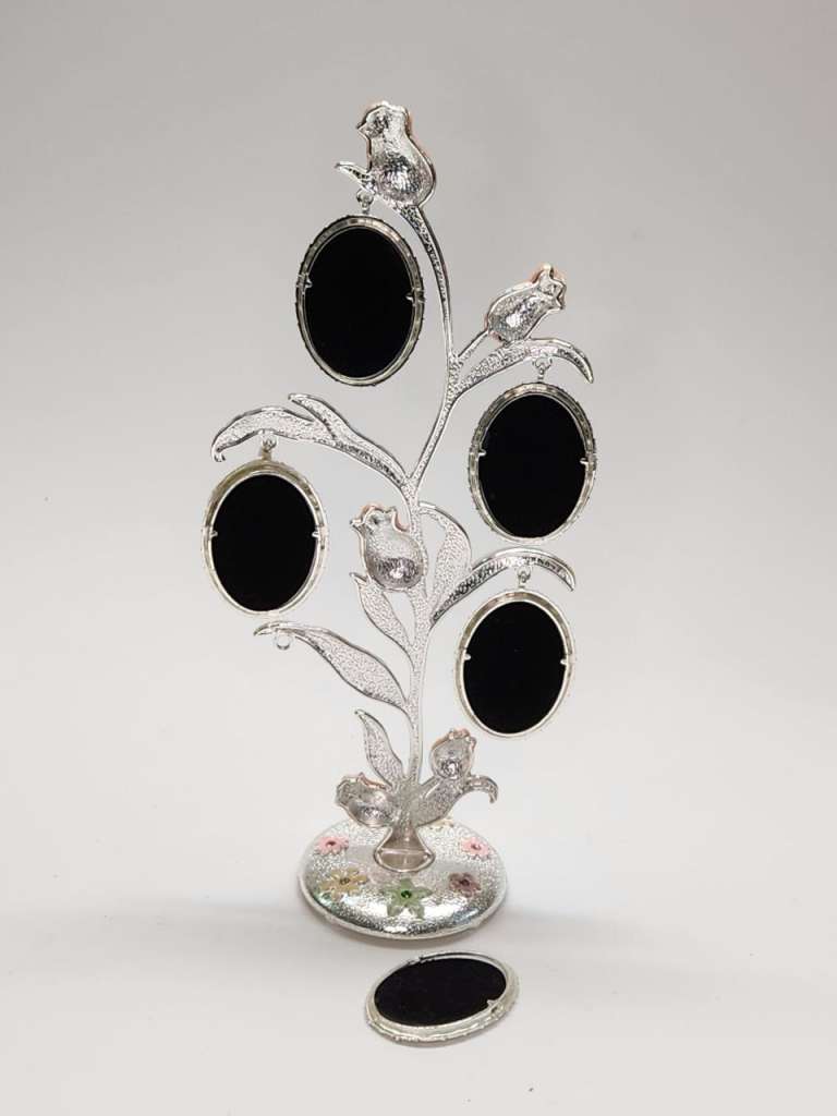 Рамка для 5 фото Цветок дерево семейная родословая (1 крепеж отсутствует)