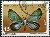 (1979-039) Марка Куба "Меланхроя"    Бабочки III O