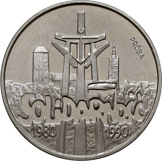 () Монета Польша 1990 год 100000  &quot;&quot;    AU