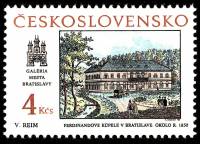 (1988-054) Марка Чехословакия "Дом Фердинанда" ,  III O