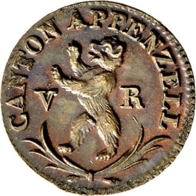 (№1816km11) Монета Швейцария 1816 год 1 Batzen
