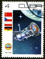 (1979-023) Марка Куба "Союз"    День космонавтики III Θ