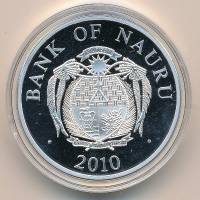 () Монета Науру 2010 год 10  ""    AU