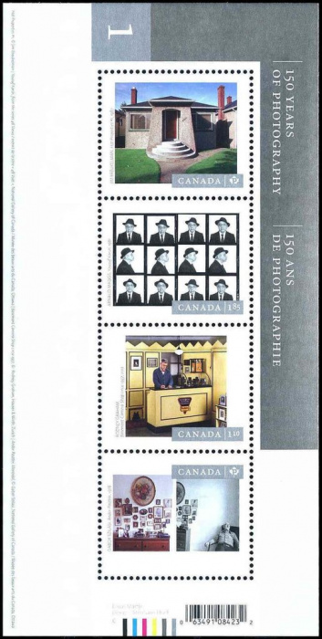 (№2013-172) Блок марок Канада 2013 год &quot;Лист 4&quot;, Гашеный