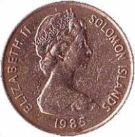 (№1985km1a) Монета Соломоновы Острова 1985 год 1 Cent