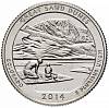 024p Монета США 2014 год 25 центов Великие песчаные дюны  Медь-Никель  UNC
