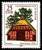 (1978-010) Марка Германия (ГДР) "Дом на дороге"    Архитектура II Θ