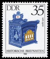 (1985-008) Марка Германия (ГДР) "1900 г"    Почтовые ящики II Θ